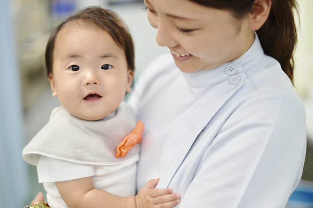 小さなお子さんへの対応には特に注意を払っております