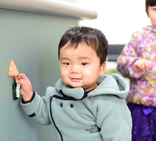 お子様の診療の様子